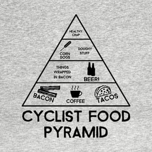 Cyclist Food Pyramid T-Shirt